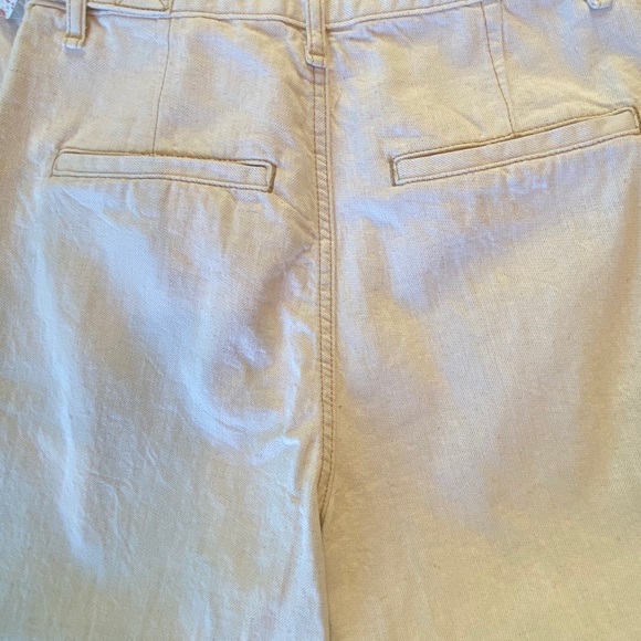 Free People We The Free City of Lights High Rise Linen Blend Jeans - Picture 7 of 11